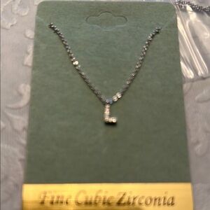 Elegant Silver Cubic Zirconia Necklace